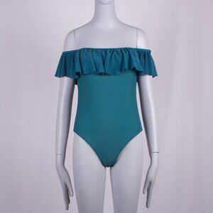 NWOT CABANA DEL SOL Off-The-Shoulder One Piece Swimsuit Size M